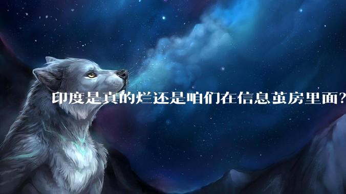 印度是真的烂还是咱们在信息茧房里面？