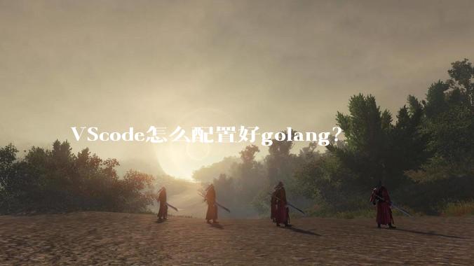 VScode怎么配置好golang？